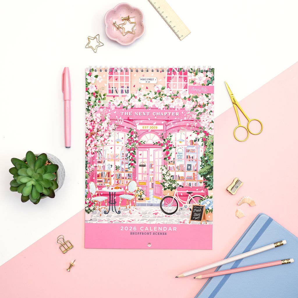 Simply, Katy - 2026 Shopfront Scenes Calendar  