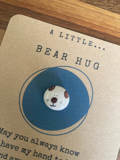 Pals in your Pocket - Pocket Bear Hug Comfort Stone - Thinking Of You Gift