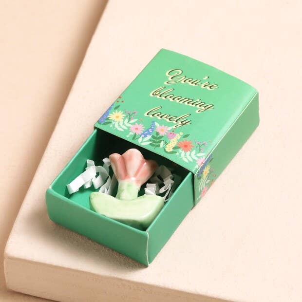 Lisa Angel - Tiny Matchbox Ceramic Token