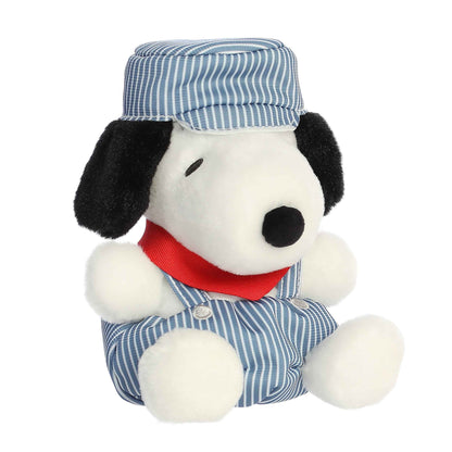 Limited edition USA - 5" Plush Train Engineer Snoopy Palm Pals