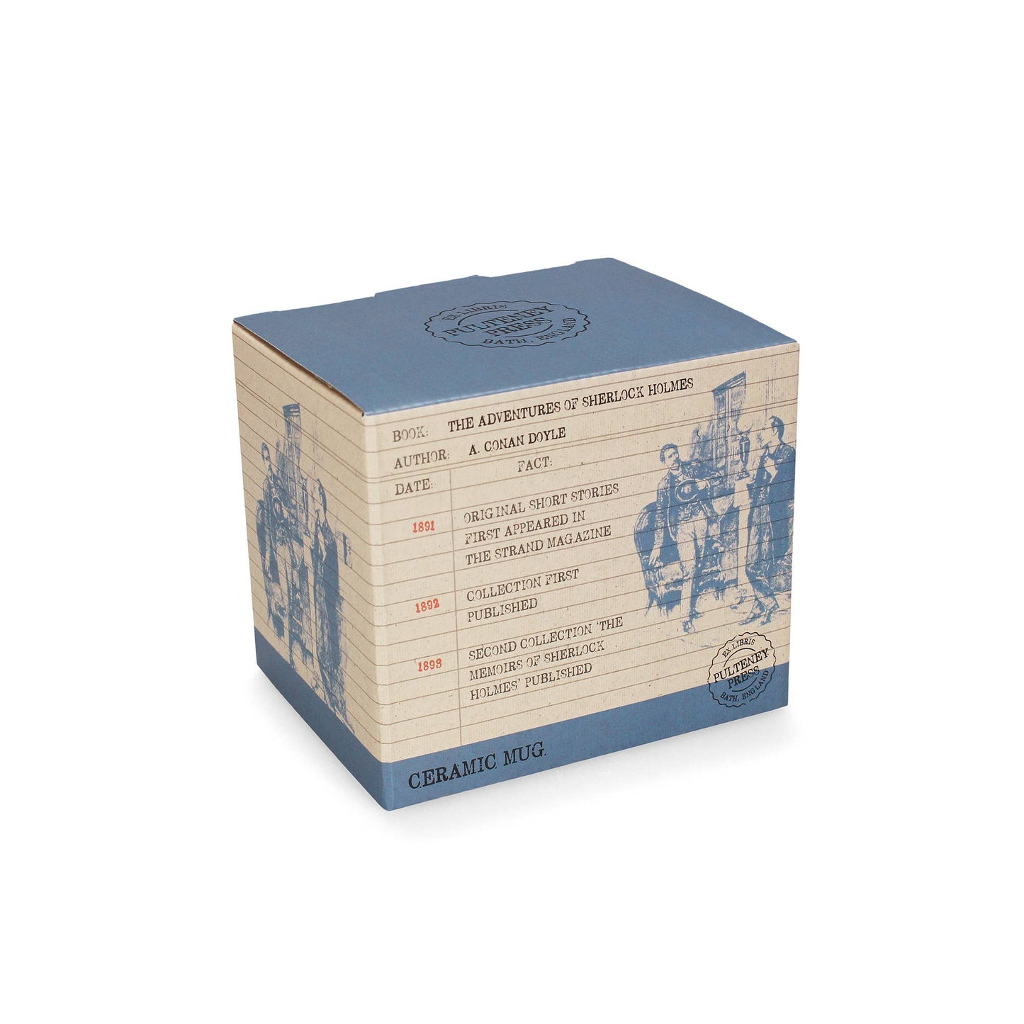 Half Moon Bay - Ceramic Mug Sherlock Holmes Dectective Literary Quote