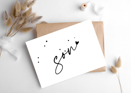 Hygge Cards - SON HANDWRITING CARD