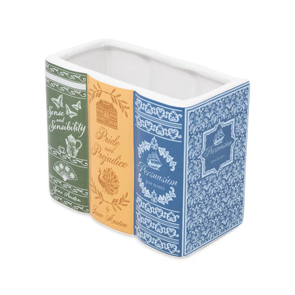 Steel Mill & Co UK - Bookstack Pencil Cup - Jane Austen Collection