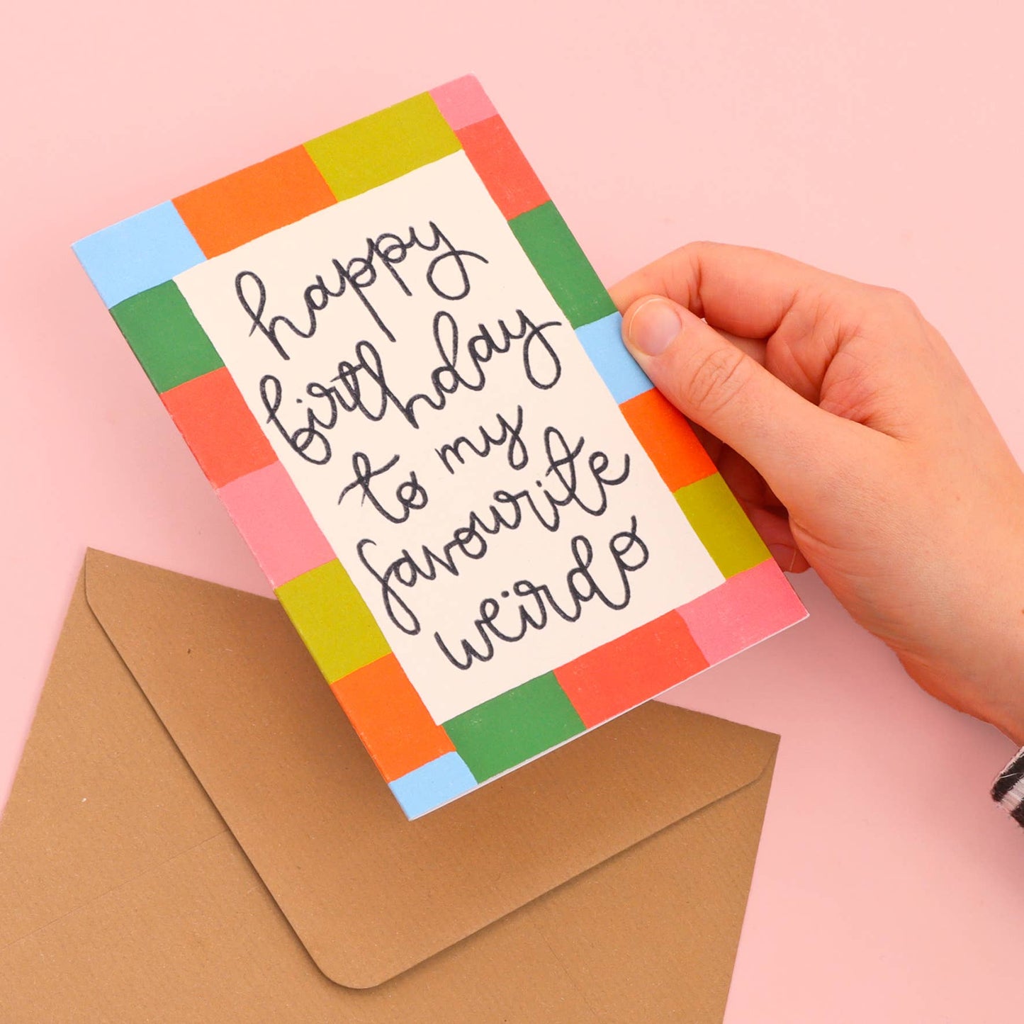 Oh, Laura - Greeting card - 'my favourite weirdo'