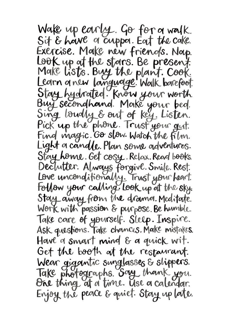 Nova & Me - Wake Up Early A4 Print
