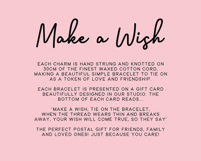 BIRTHDAY UNICORN - WishStrings Wish Bracelet - WS221	♥
