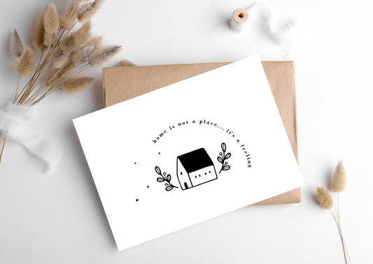 Hygge Cards - HOME IS A FEELING CARD