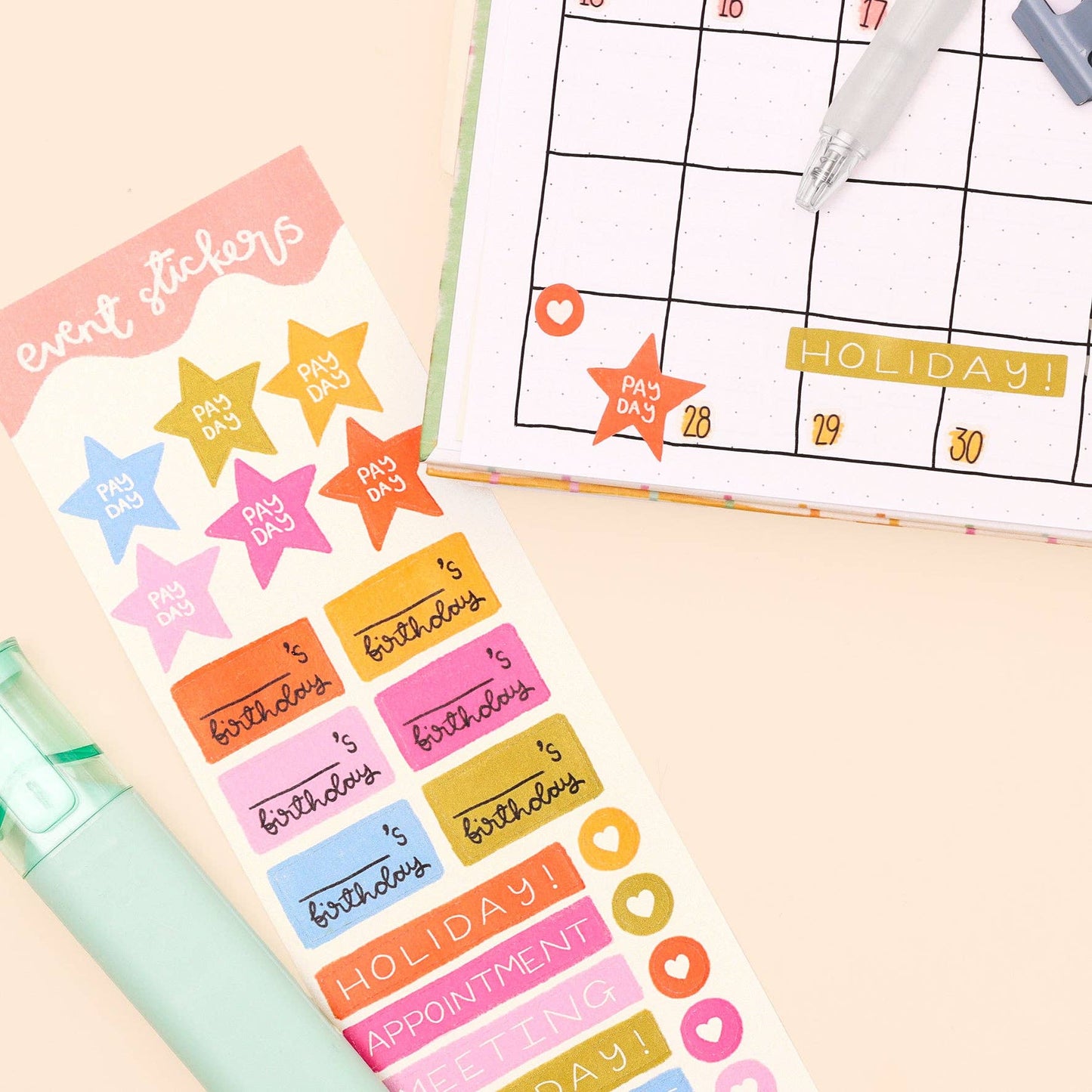 Oh, Laura - Planner Stickers - Events