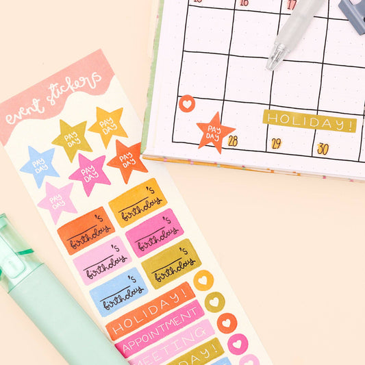 Oh, Laura - Planner Stickers - Events