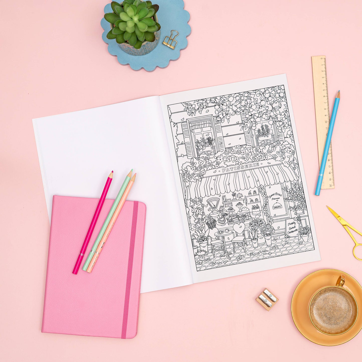 Simply, Katy - Colouring Book: Shopfront Scenes