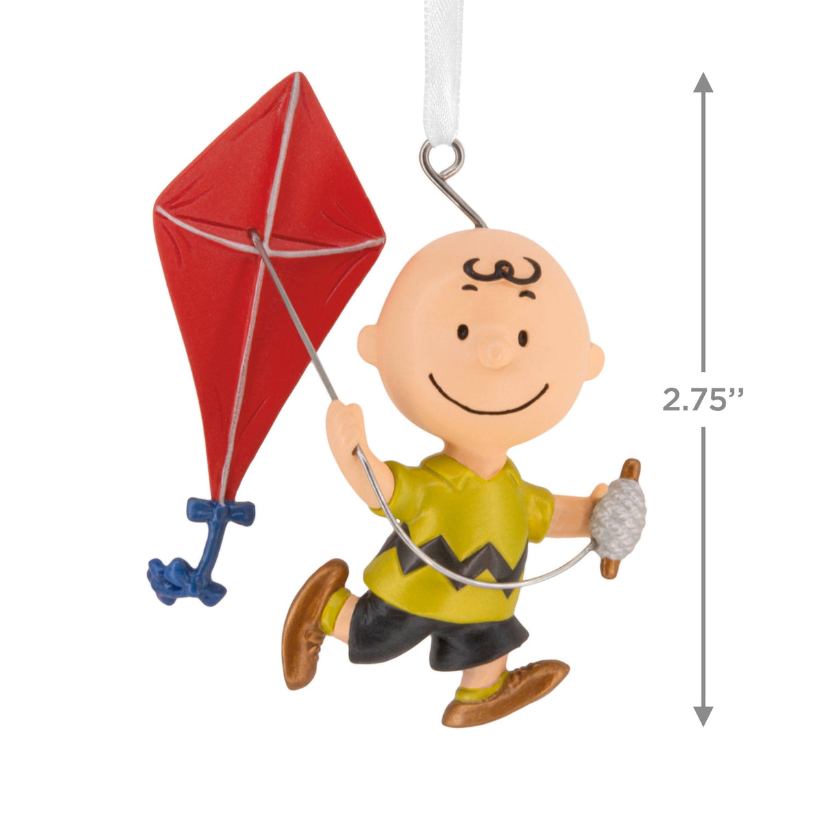Hallmark - Peanuts™ Hanging Ornament - Charlie Brown With Kite Design