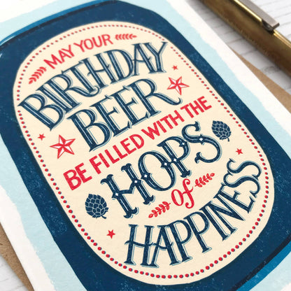 Alexandra Snowdon - Birthday Beer Card