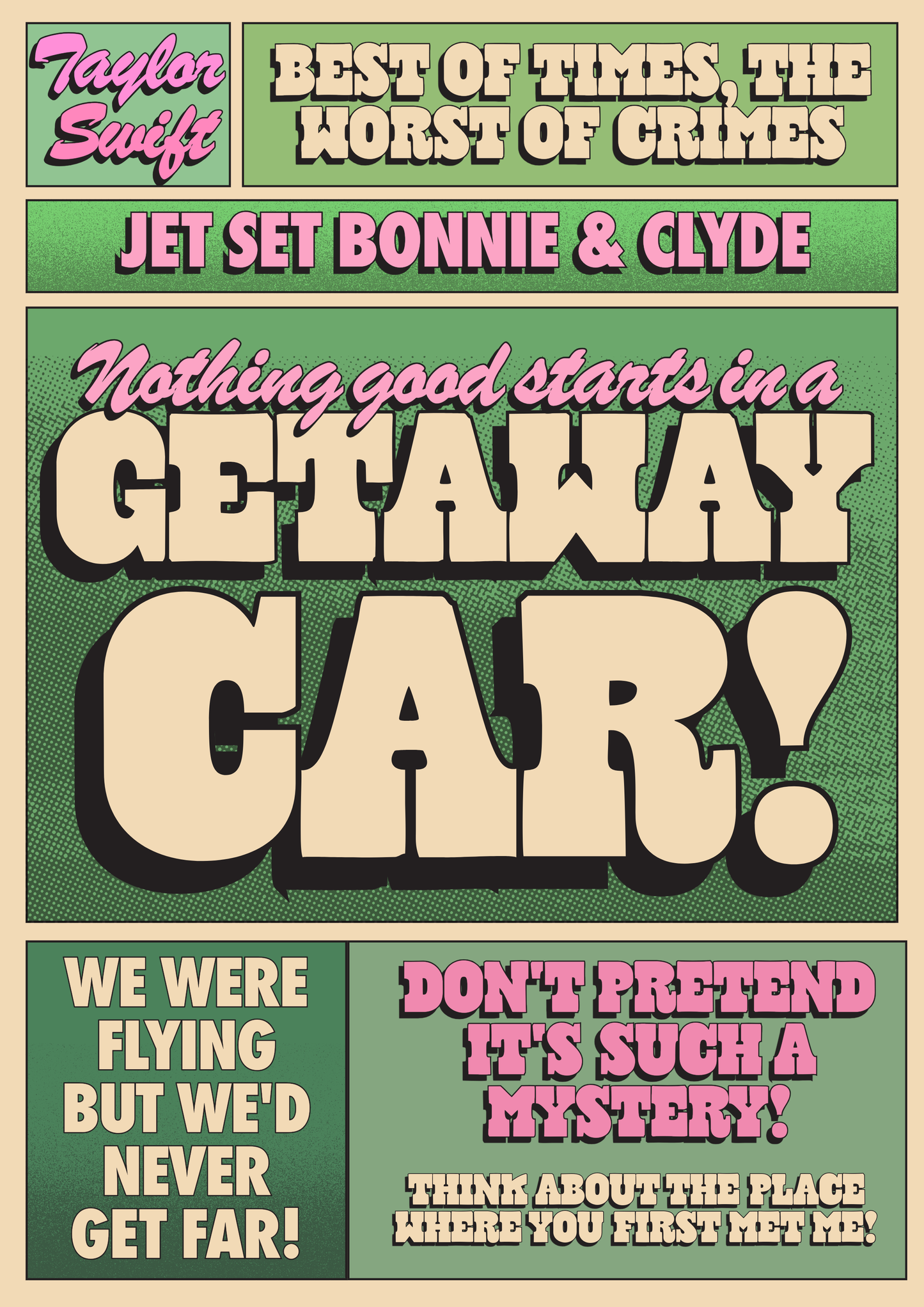 Blue Iris Designs Co - Getaway Car Music Inspired print