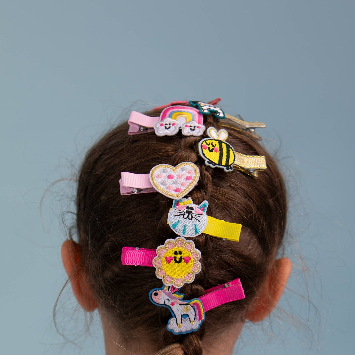 Rachel Ellen Designs - Kid’s Hair Clips - Unicorn/Rainbow (Set of 2)