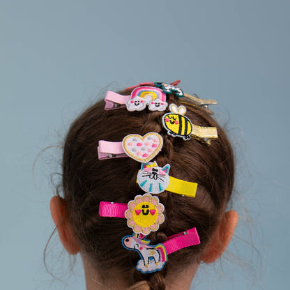 Rachel Ellen Designs - Kid’s Hair Clips - Unicorn/Rainbow (Set of 2)