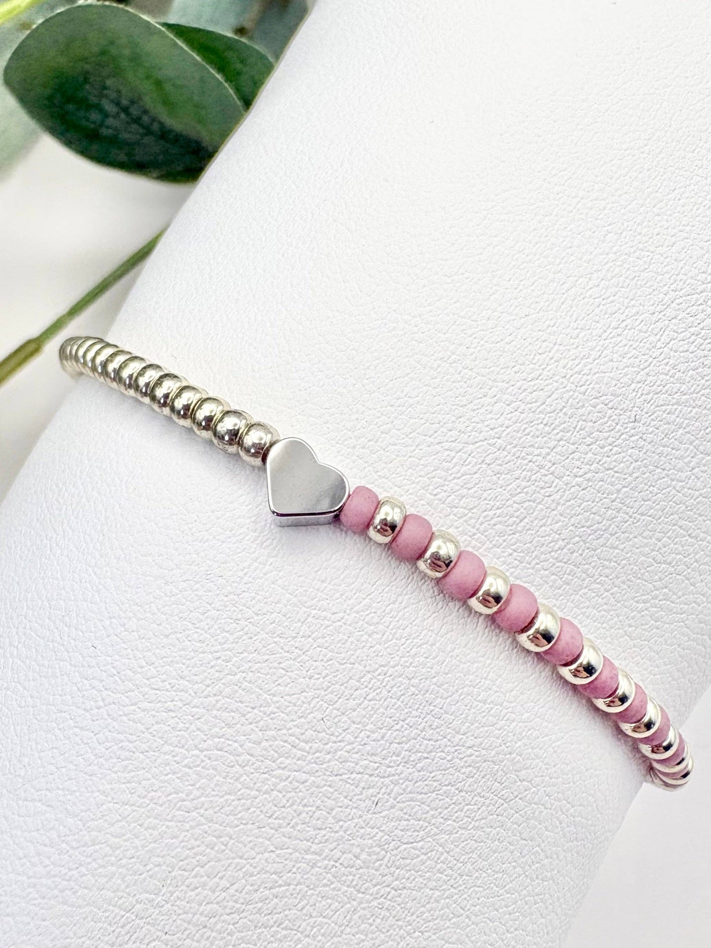 Candi Co Jewellery - Pastel Seed Beaded Charm Bracelet