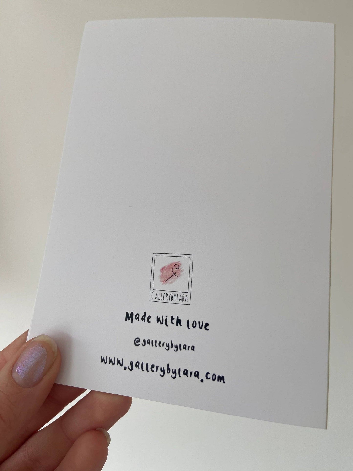 Gallerybylara - "I love you so matcha" greeting card. A6. Matcha