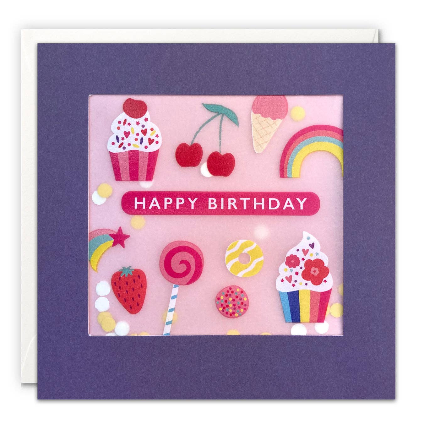 James Ellis - Sweets Confetti Birthday Card - Paper Shakies