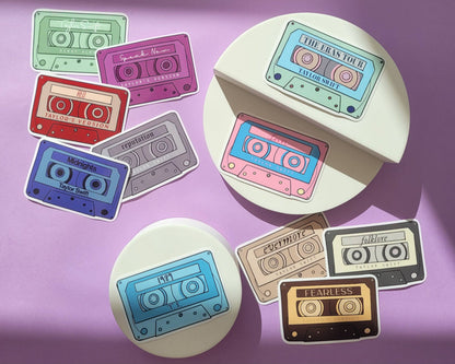Danni Boden Designs - Taylor Swift Debut Album Inspired Cassette Tape Sticker