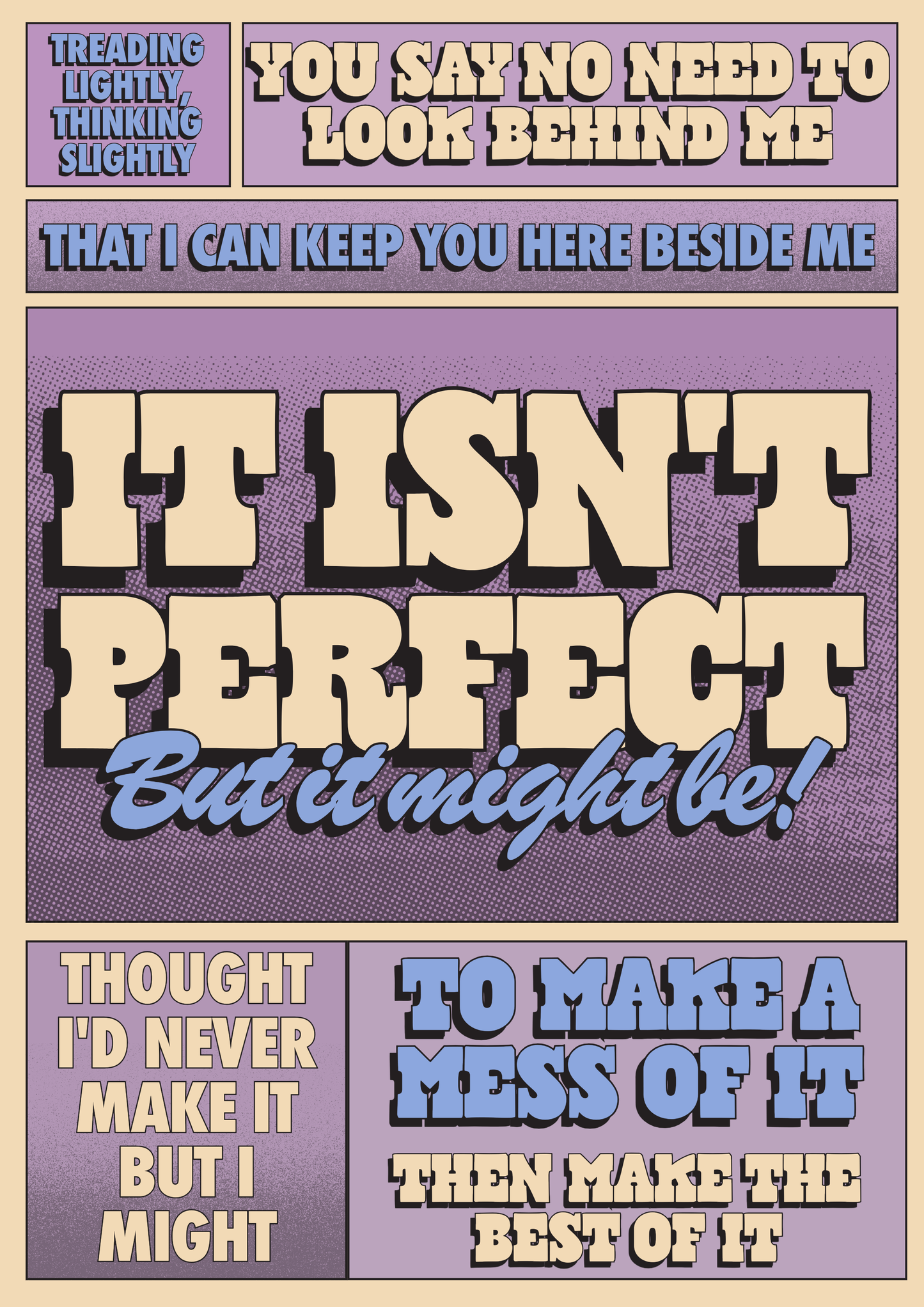 Blue Iris Designs Co - It isn’t perfect but it might be Olivia Dean inspired print