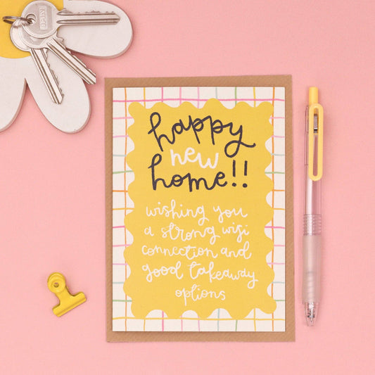 Oh, Laura - Greeting card - 'happy new home'