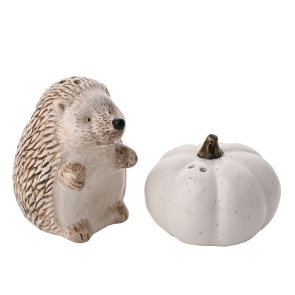 COUNTRY LIVING HEDGEHOG SALT & PEPPER SET