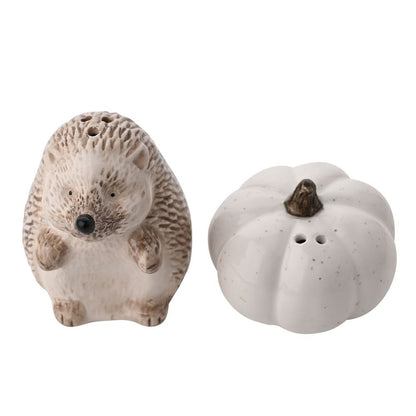 COUNTRY LIVING HEDGEHOG SALT & PEPPER SET