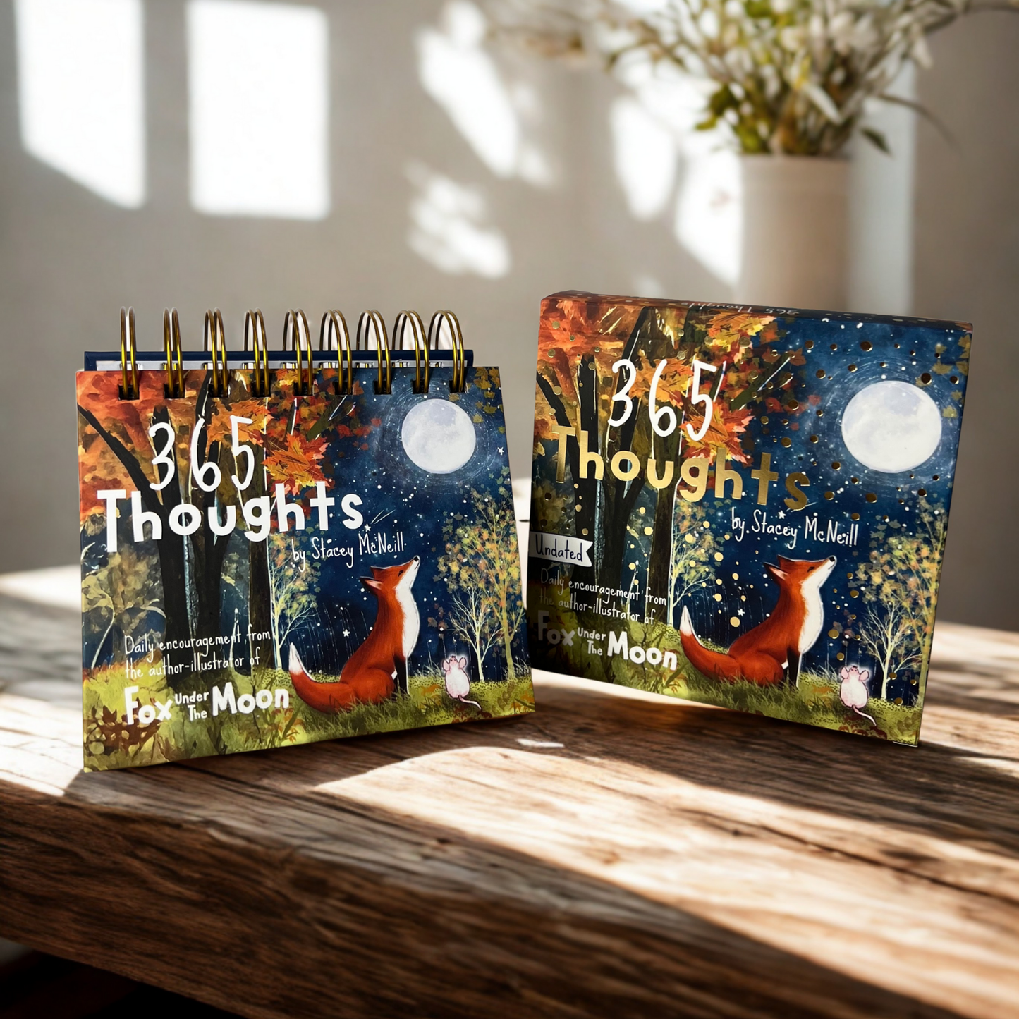 Fox Under The Moon - 365 Thoughts - Daily Encouragement Desktop Flipbook