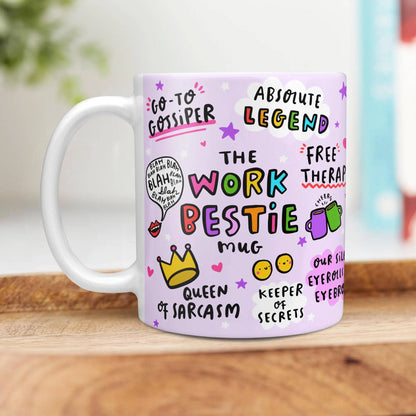 Work Best Friend Mug - Funny Colleague Leaving Gift