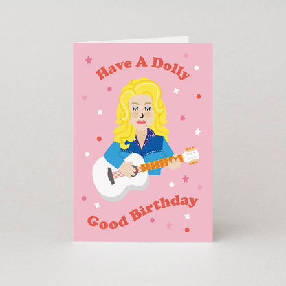 Studio Boketto - Have A Dolly Good Birthday Card | Cute Music Birthday Cards