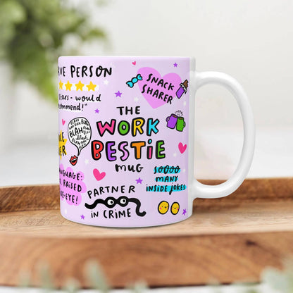 Work Best Friend Mug - Funny Colleague Leaving Gift