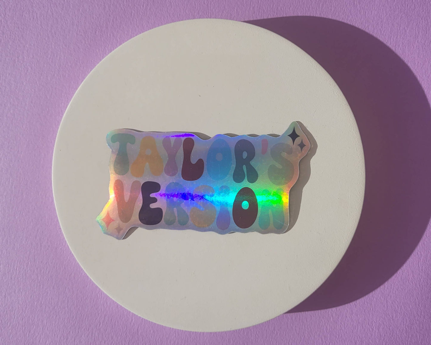 Danni Boden Designs - Taylor Swift Taylors Version Hologram Vinyl Sticker