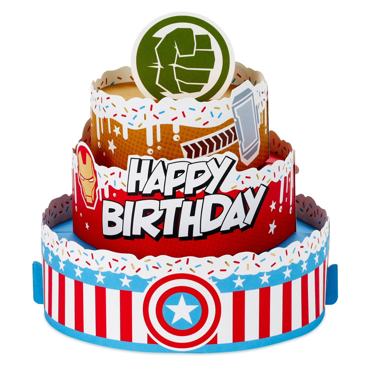 Hallmark - MARVEL Avengers PaperWonder Collection 3D PopUp BirthdayCard