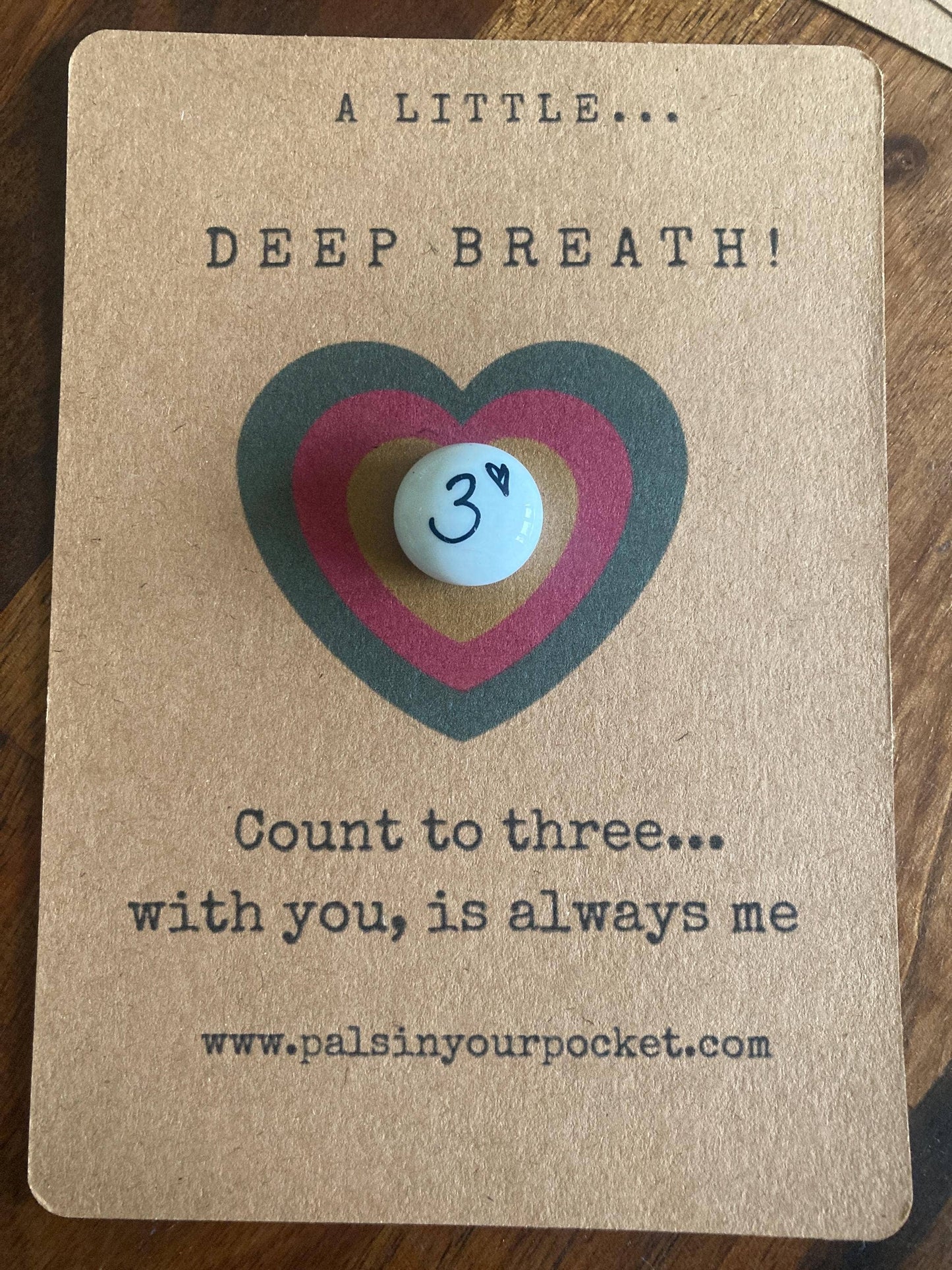 Pals in your Pocket - Relaxation Stress Relief Meditation Pebble