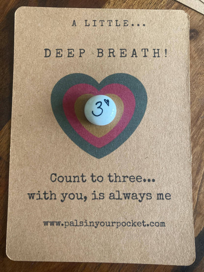 Pals in your Pocket - Relaxation Stress Relief Meditation Pebble