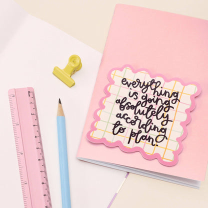 Oh, Laura - Vinyl Sticker - According to Plan
