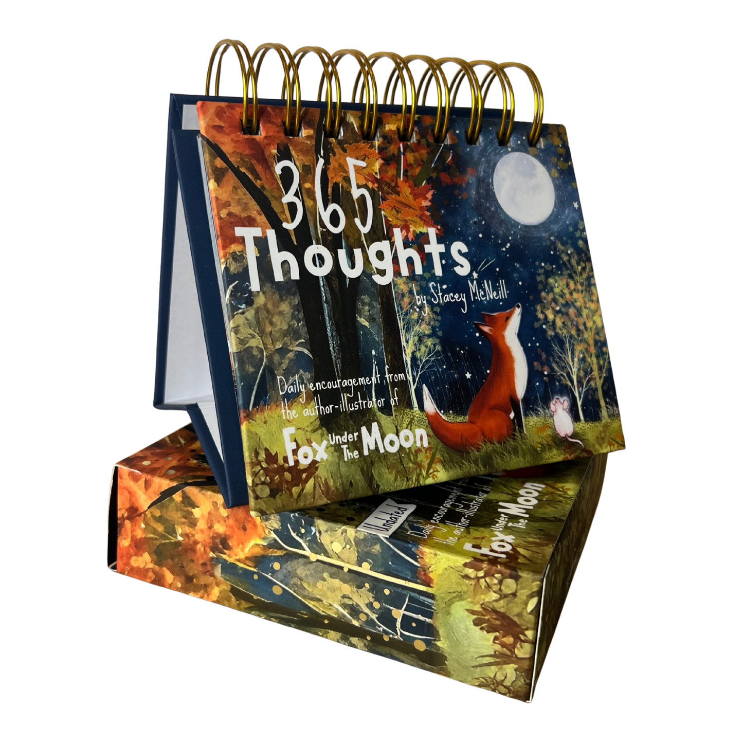Fox Under The Moon - 365 Thoughts - Daily Encouragement Desktop Flipbook
