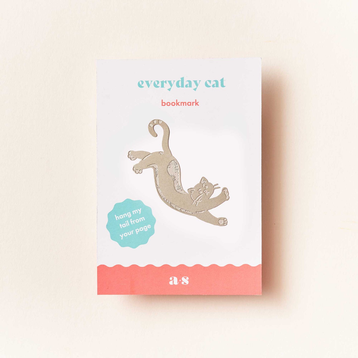 Bookmark - Everyday Cat, steel page marker