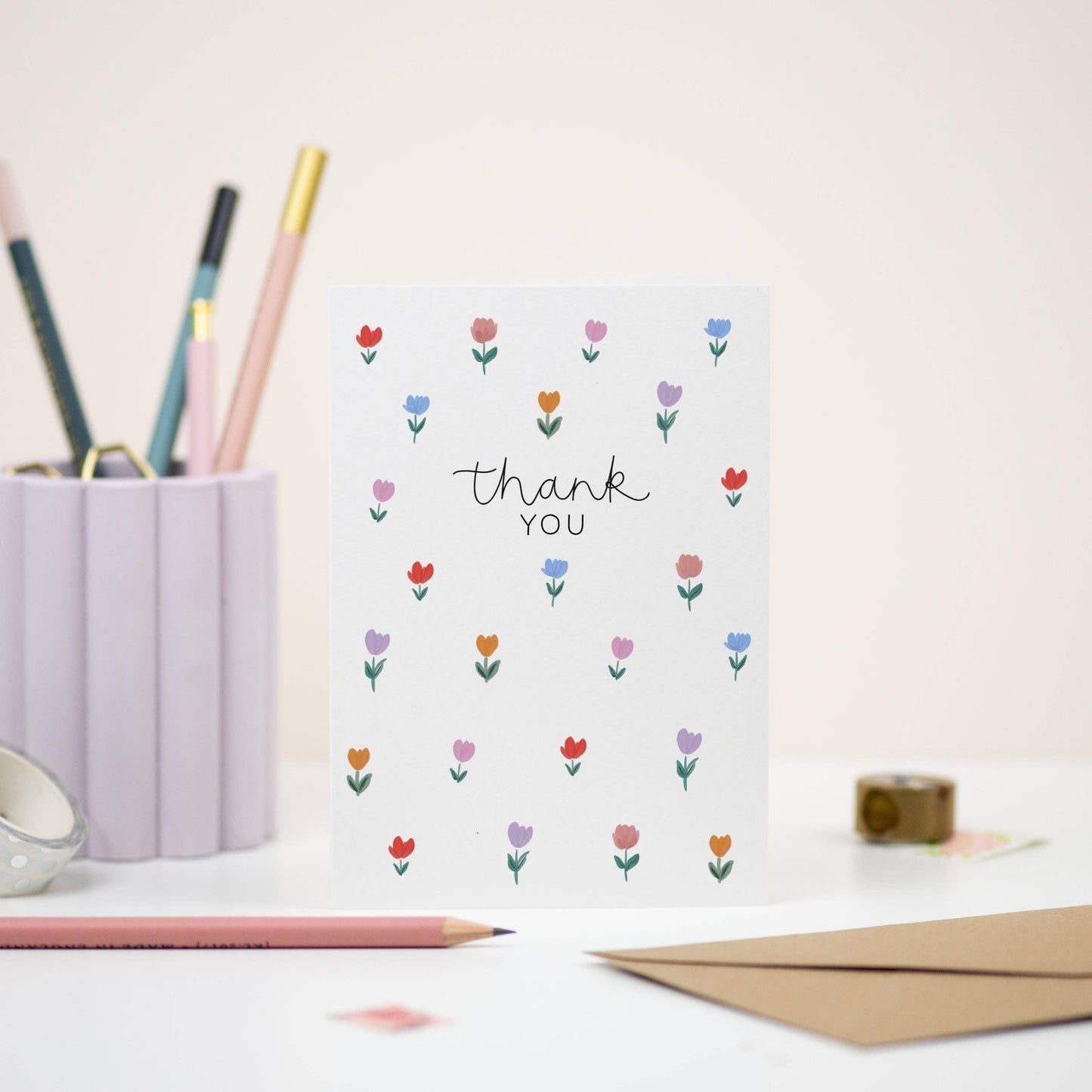 Elizabeth Mugridge - Tulip Thank You Card
