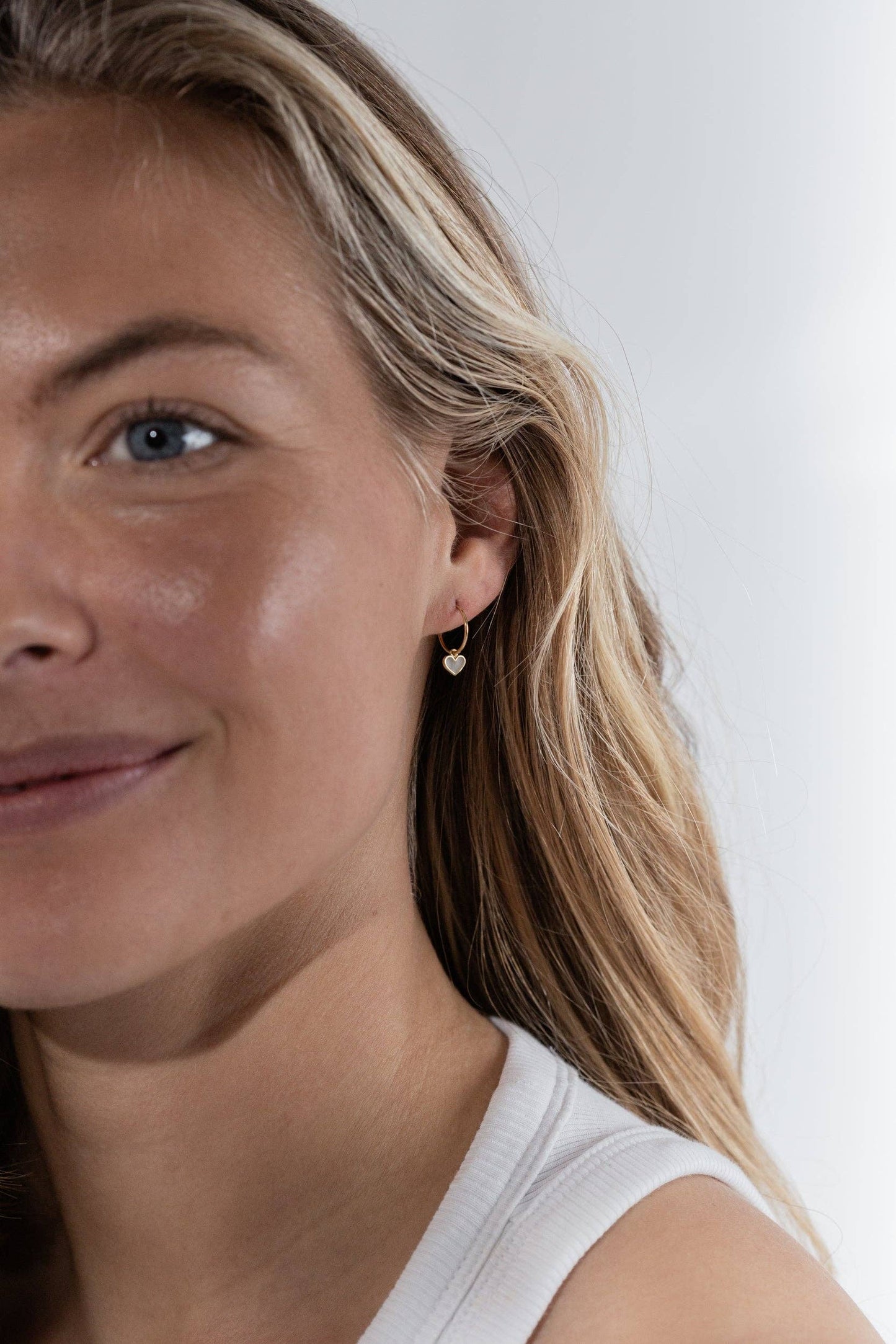 One & Eight - Eve Heart Earrings