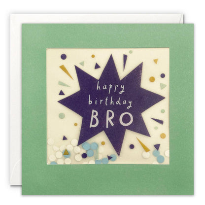 James Ellis - Brother Star Confetti Birthday Card - Paper Shakies