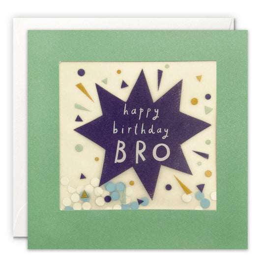 James Ellis - Brother Star Confetti Birthday Card - Paper Shakies