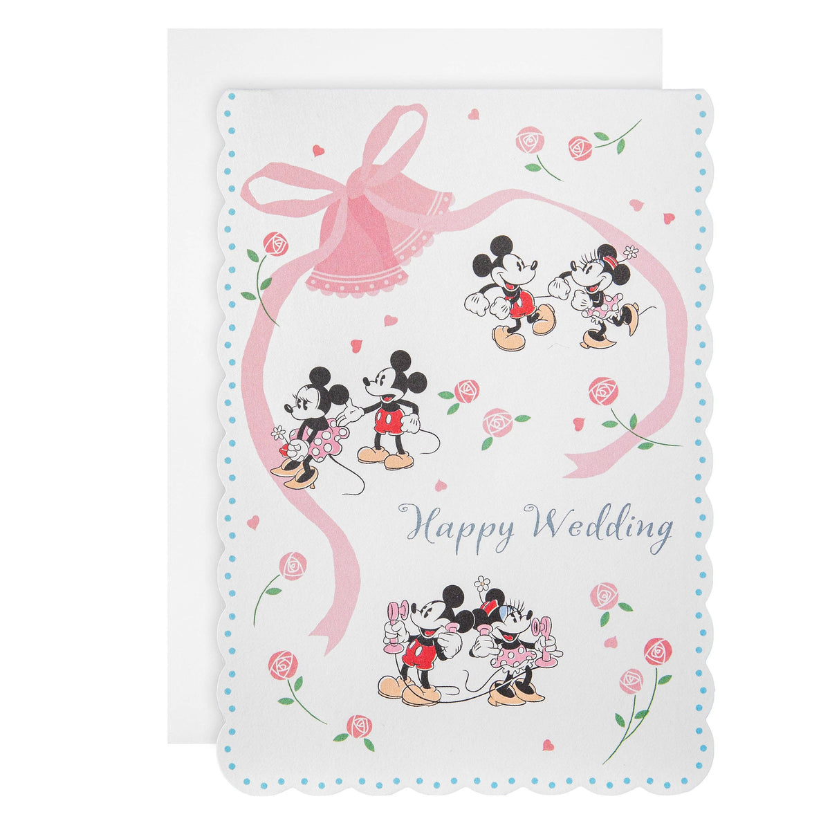 Hallmark - PopUp Wedding Card-3D Disney Mickey & Minnie PopUp