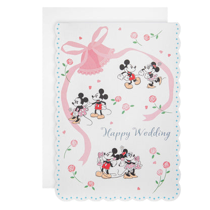 Hallmark - PopUp Wedding Card-3D Disney Mickey & Minnie PopUp