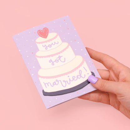 Oh, Laura - Greeting card - 'you got married'