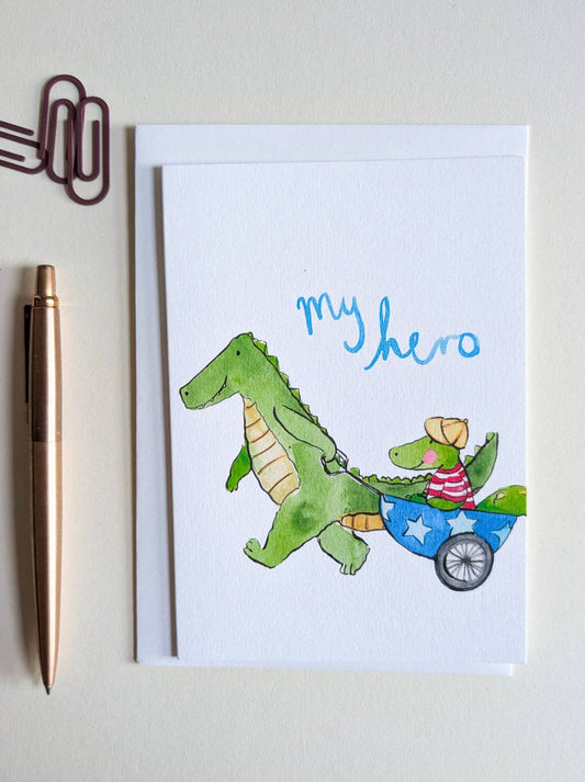 La la lu - "My Hero"Card