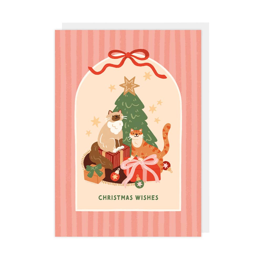 Hopscotch Paper Co. - Christmas Cats, Boxed Christmas Card Packs