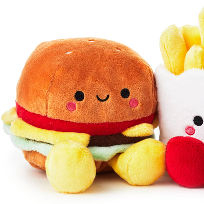 Hallmark - Better Together Burger & Fries Magnetic Soft Toy Pair