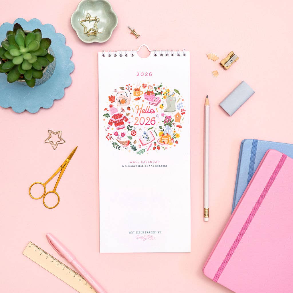 Simply, Katy - 2026 Hello: Wall Calendar