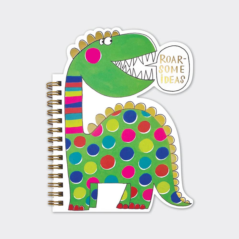 Rachel Ellen Designs - Shaped Notebooks - Dinosaur